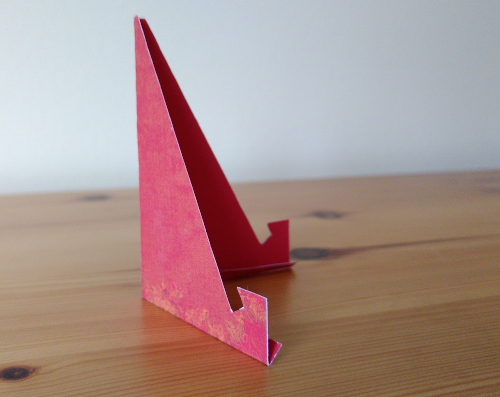 beltane: mini cardboard easel
